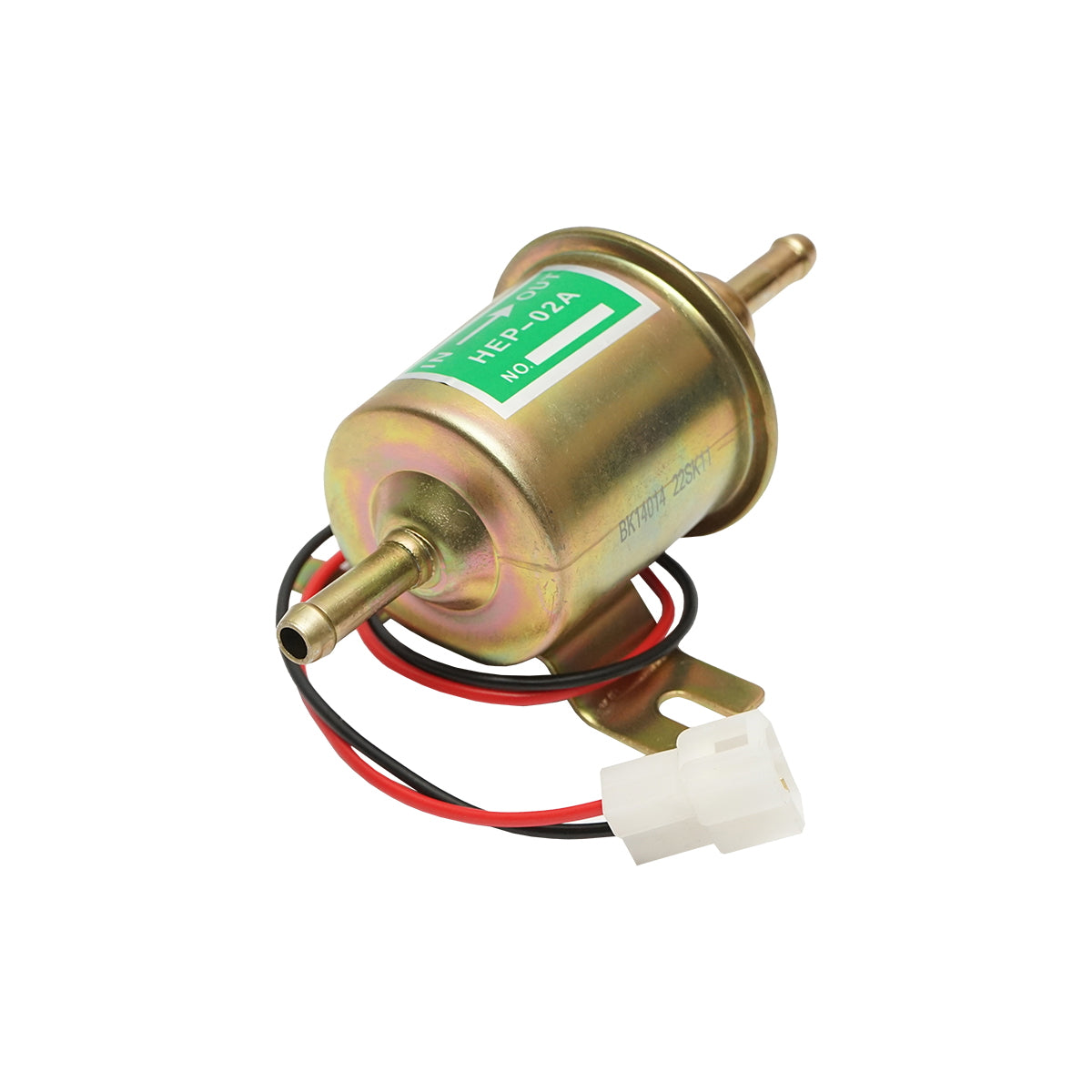Universal electric fuel pump HEP for diesel/petrol, with built-in filter, 12V/2A