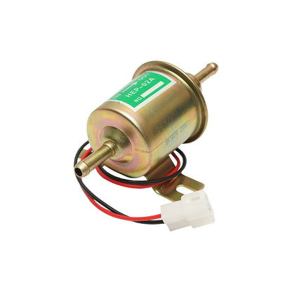 Universal electric fuel pump HEP for diesel/petrol, with built-in filter, 12V/2A