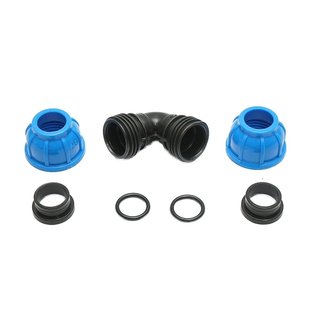 Compression fitting D20x20mm PN16, for irrigation systems