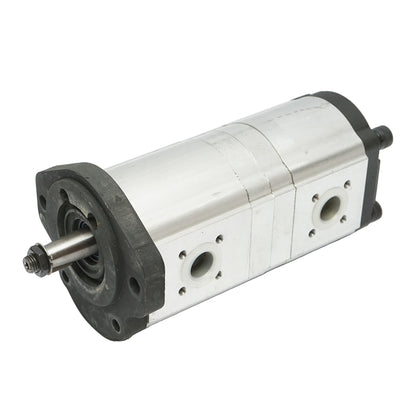 Double hydraulic pump for John Deere, Renault left rotation OEM code RT7700036171