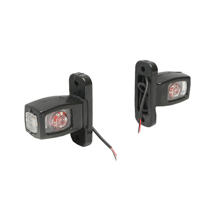 Side marker lights with LED 12/24V, red-white-yellow Breckner Germany