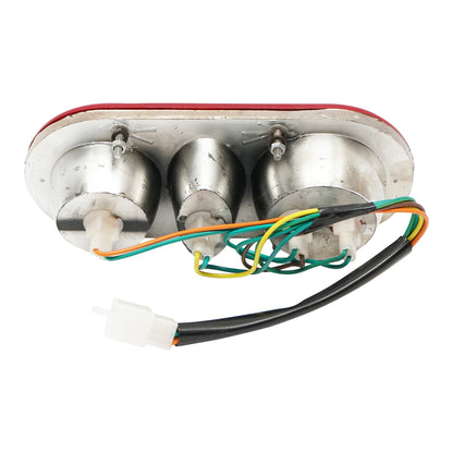 Rear oval stop lamp 3 functions