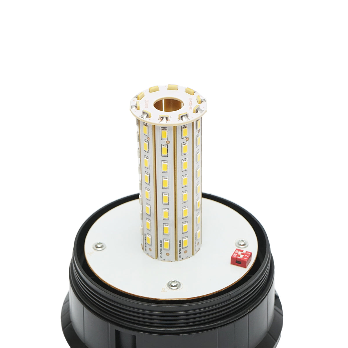 12-24V LED beacon with 3 functions and magnetic base IP65