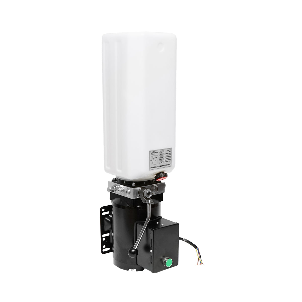 Dump pump 380V/50Hz 2.2 kW, 170 bar, 10L plastic tank Breckner Germany