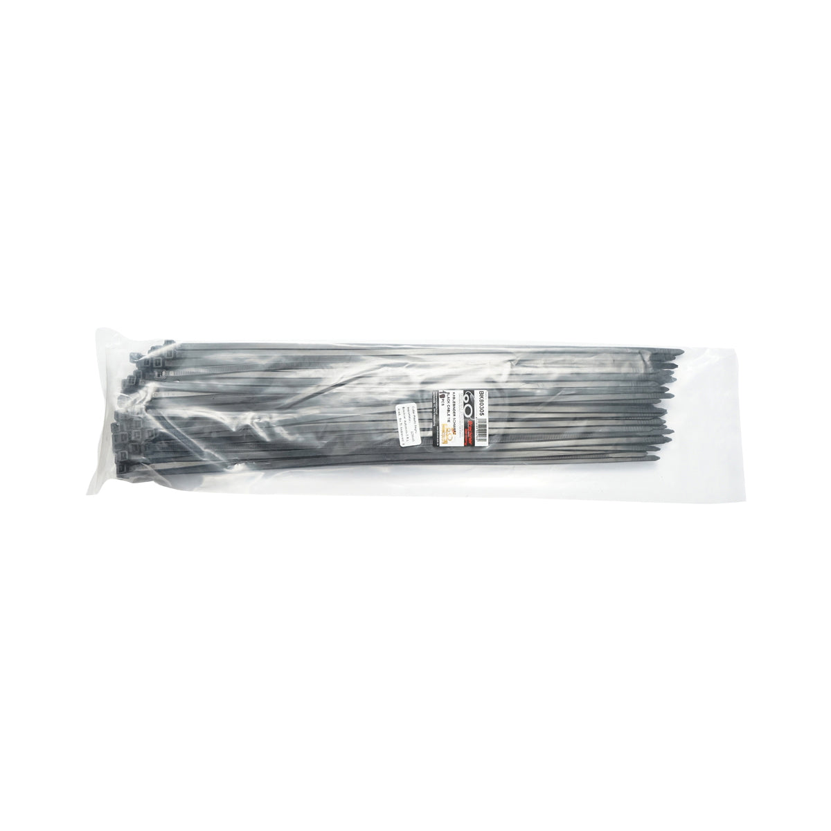 Facet, plastic collar 4.8x380mm, black, set of 100 pieces Breckner Germany
