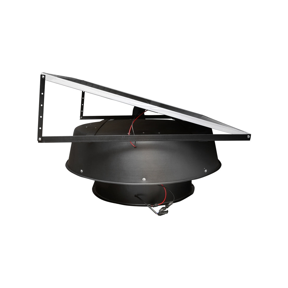 600mm axial ceiling fan with solar panel 12000m3/h Breckner Germany