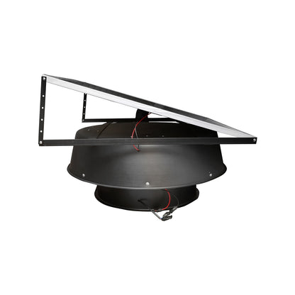 600mm axial ceiling fan with solar panel 12000m3/h Breckner Germany