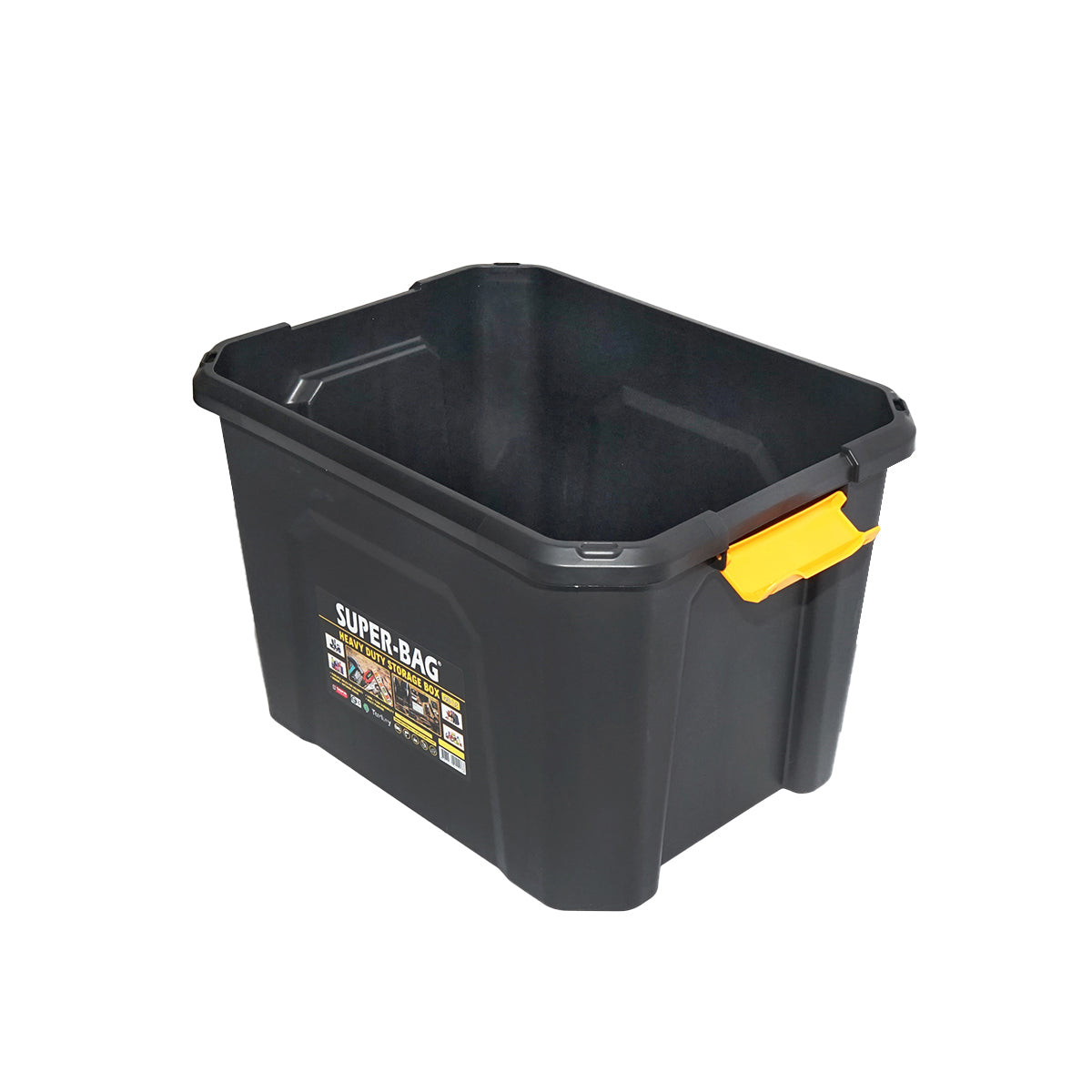 Storage box with lid for heavy loads 40L 490x380x320mm