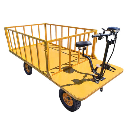 Electric cart platform for transporting goods 800W, 40V, 2.5x1.25m maximum load 1000Kg THOR