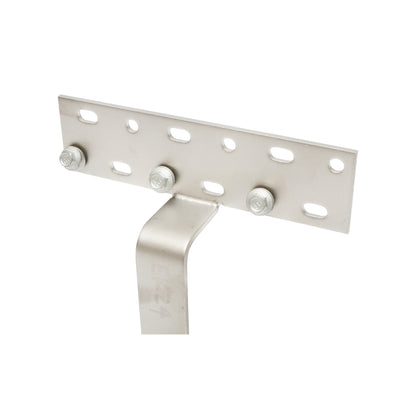 Fixing hook on tile for solar panel mounting system A Breckner Germany