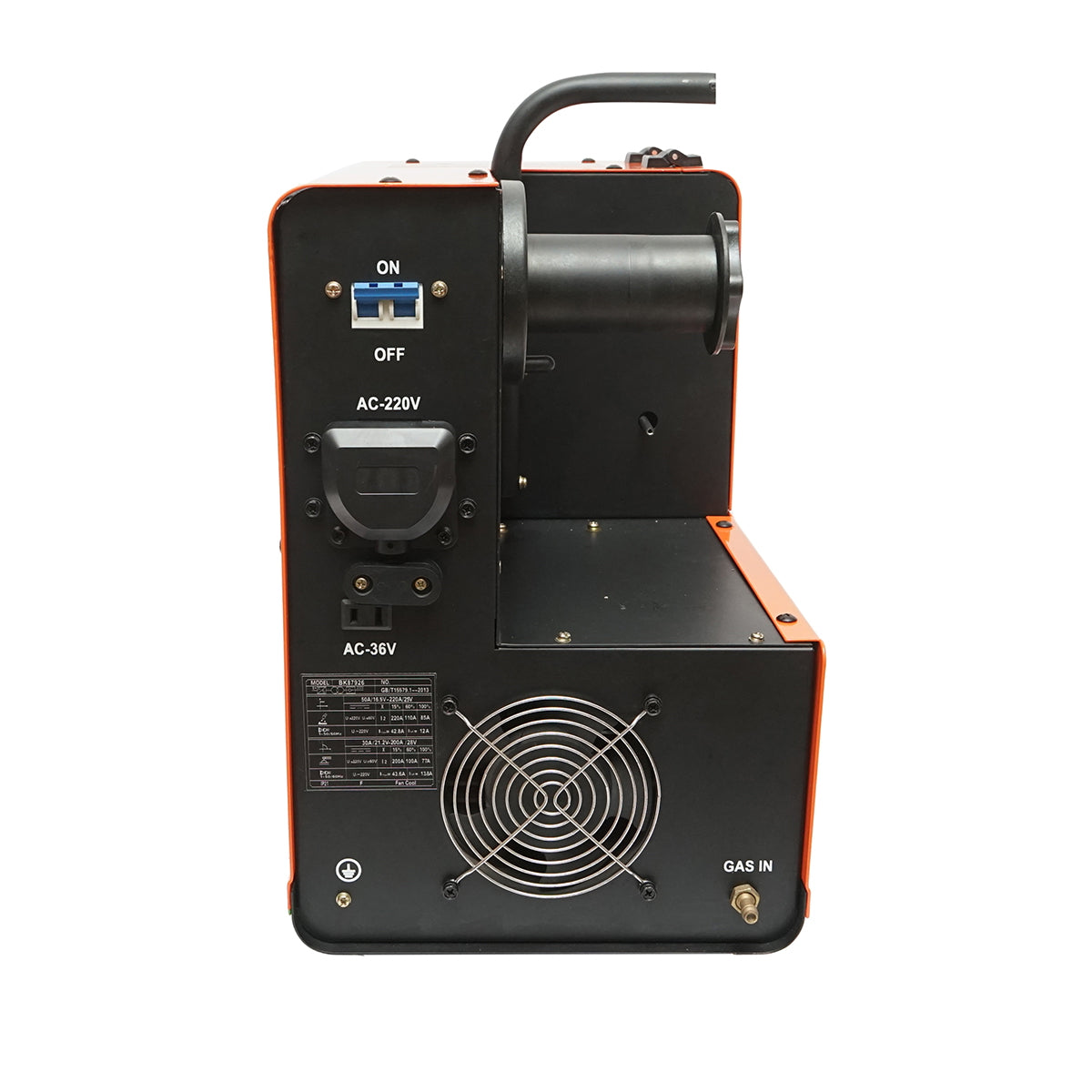 Welding machine with gas wire and MIG-MAG electrode 220A-1.0, 10.3 KVA Breckner Germany