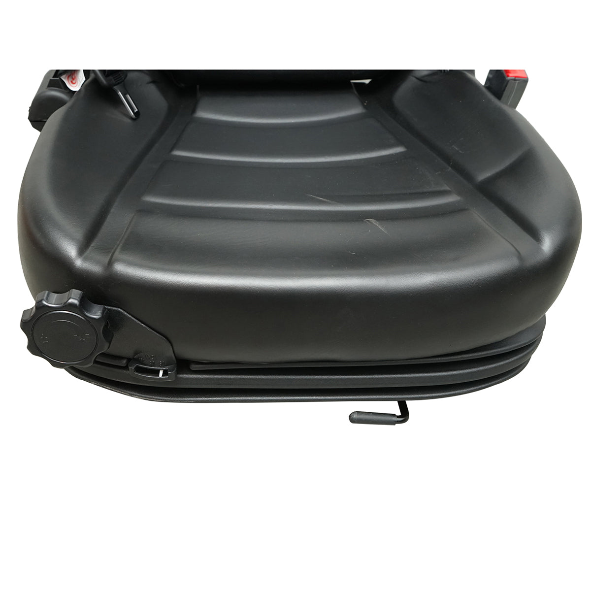 Universal seat with belt for agricultural or industrial machines, forklift