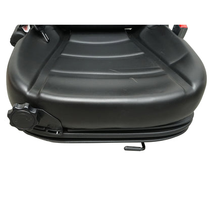 Universal seat with belt for agricultural or industrial machines, forklift