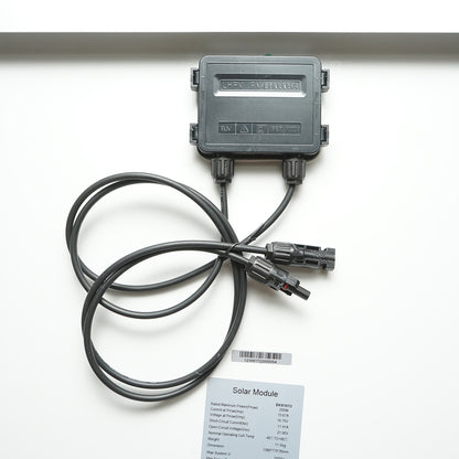 Electric tricycle charging kit with 200W photovoltaic solar panel and 12A MPPT controller, 12-50V Breckner Germany