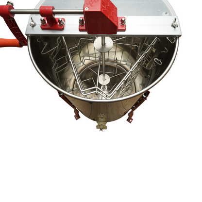 Manual beekeeping centrifuge, stainless steel honey extractor with 3 frames