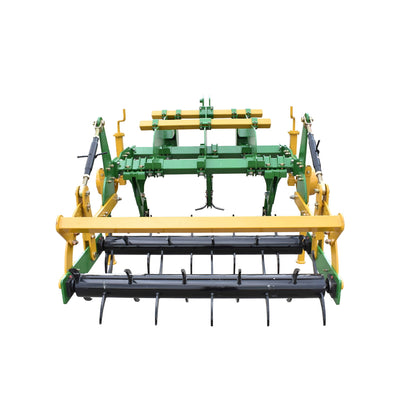 Scarifier with 3 fingers and 2 drums with spikes