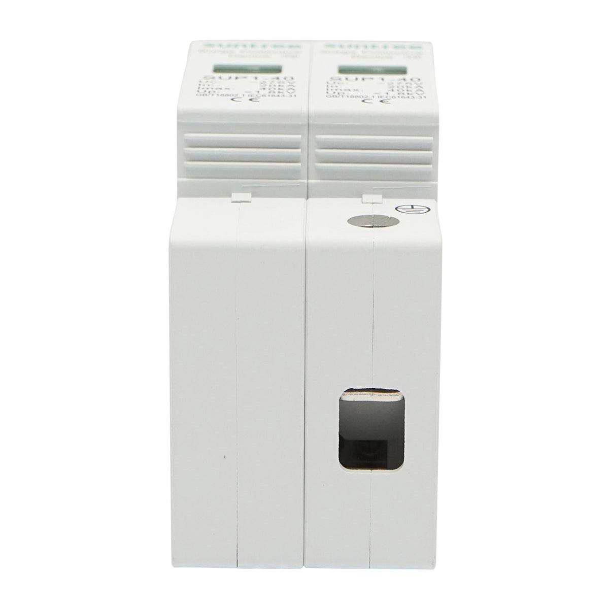 Surge arrester with signaling 2P ACSPD 230VDC 2040KA Suntree