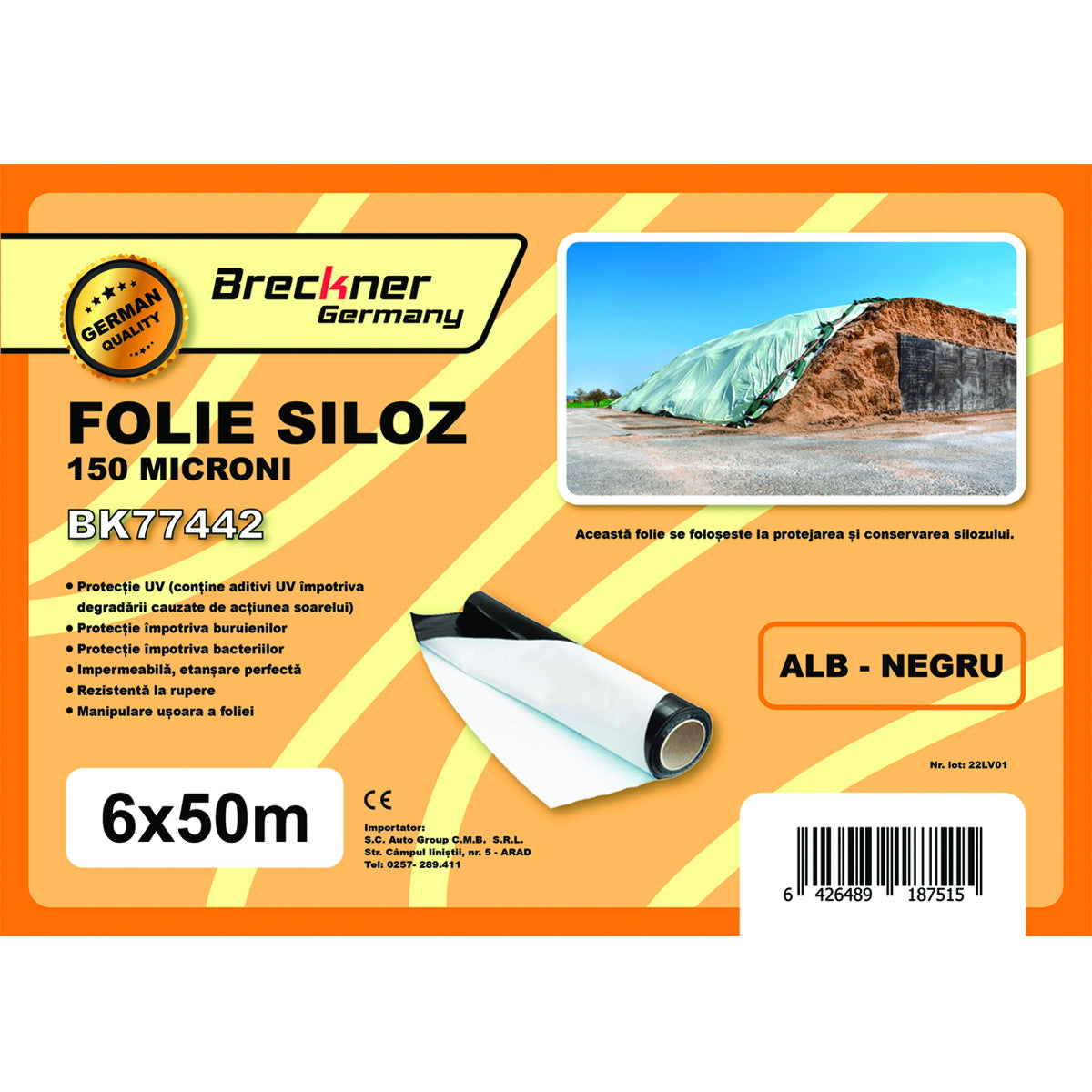 Silo film 6x50 m 150 microns Breckner Germany