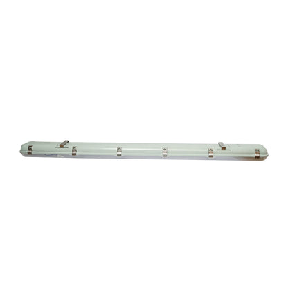 LED fluorescent tube light fixture 2x58W, 220V, 1560x130x90mm IP65 Breckner Germany