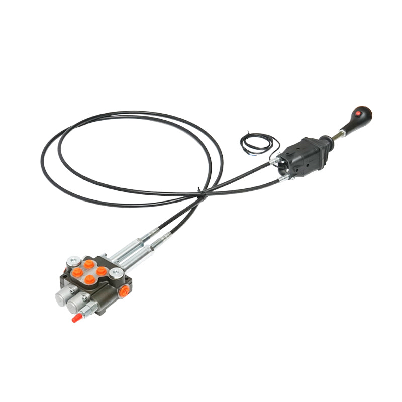 Hydraulic distributor with joystick, cable length 2.5m pressure 250 bar flow 40L/min Breckner Germany