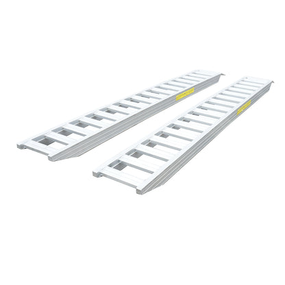 Aluminum ramp set 4.5 tons for loading/unloading 400x45x14.2cm