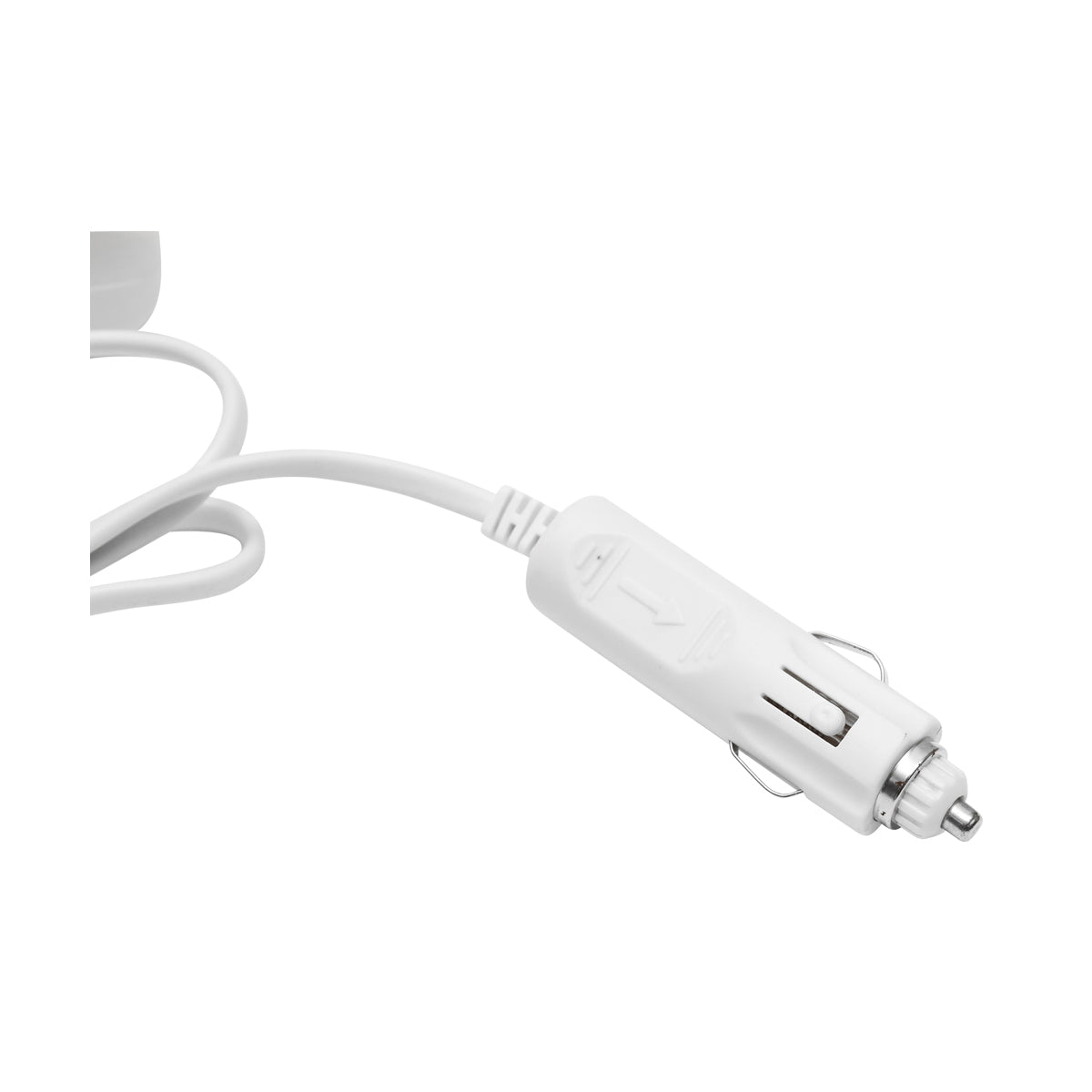 Car triple adapter 12/24V white and 2x USB port 5V/1000mA