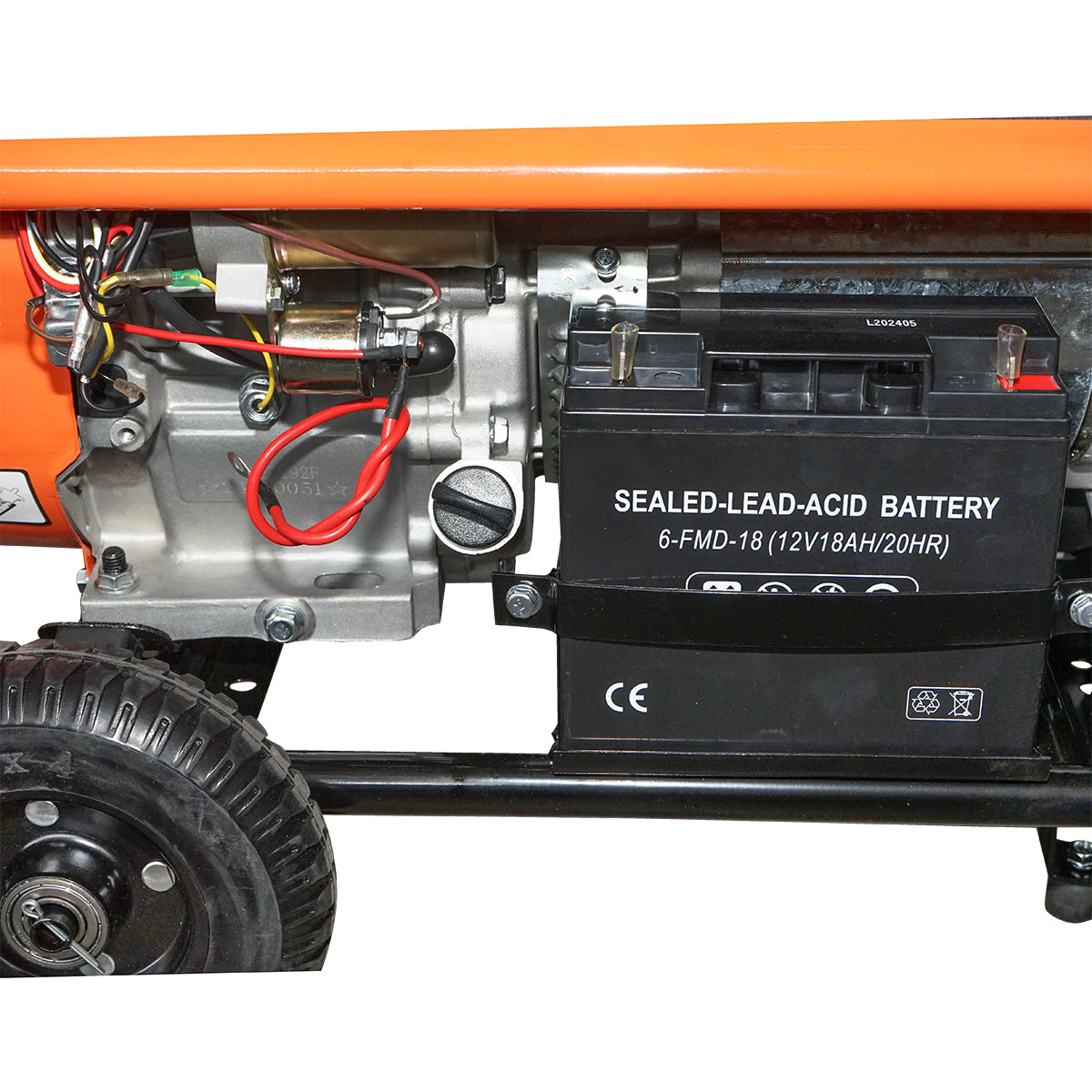 Gasoline electric generator 220-380V 7.2KW 50Hz with electric/manual start THOR