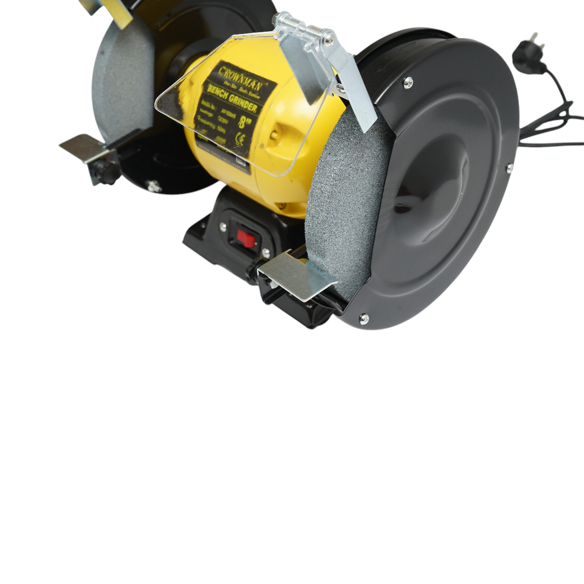 Bench grinder 400W, 220V abrasive disc 200x20x16mm, rotation speed 2950rpm Crownman