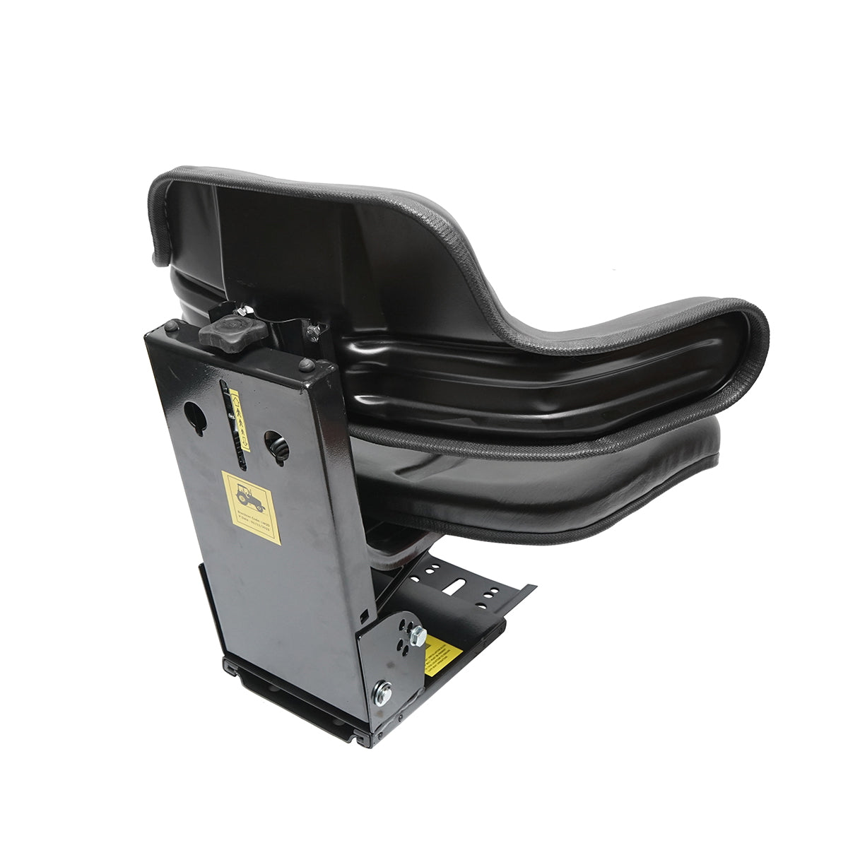 Universal adjustable seat, black, for tractor