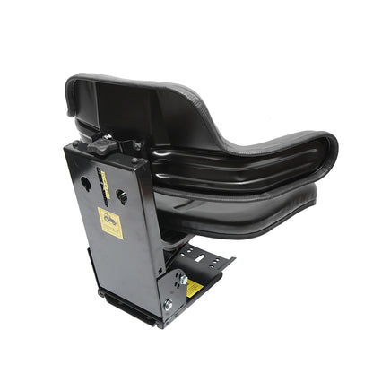 Universal adjustable seat, black, for tractor