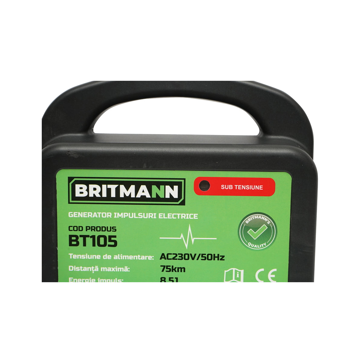 AC230V/50Hz 8.5 Joule 75km impulse generator for electric fence BRITMANN