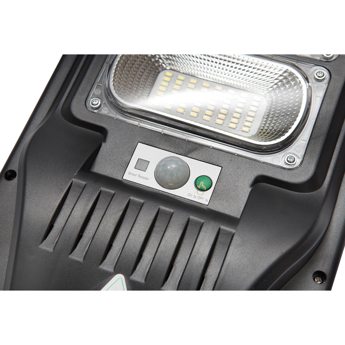 150W LED solar street light, 6500K, IP65 cold light with solar panel and pole mounting Breckner Germany