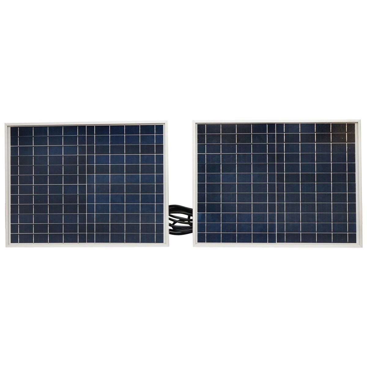 LED lamp 126x0.5W with 25W solar panel and 7V/10Ah battery Breckner Germany