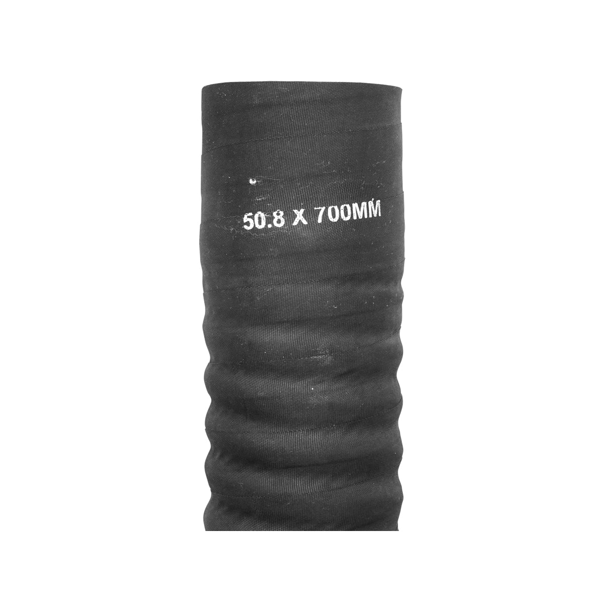 Flexible cooling hose inner diameter 50.8x700mm made of rubber with textile insert and metal spiral, 9 Bar Breckner Germany