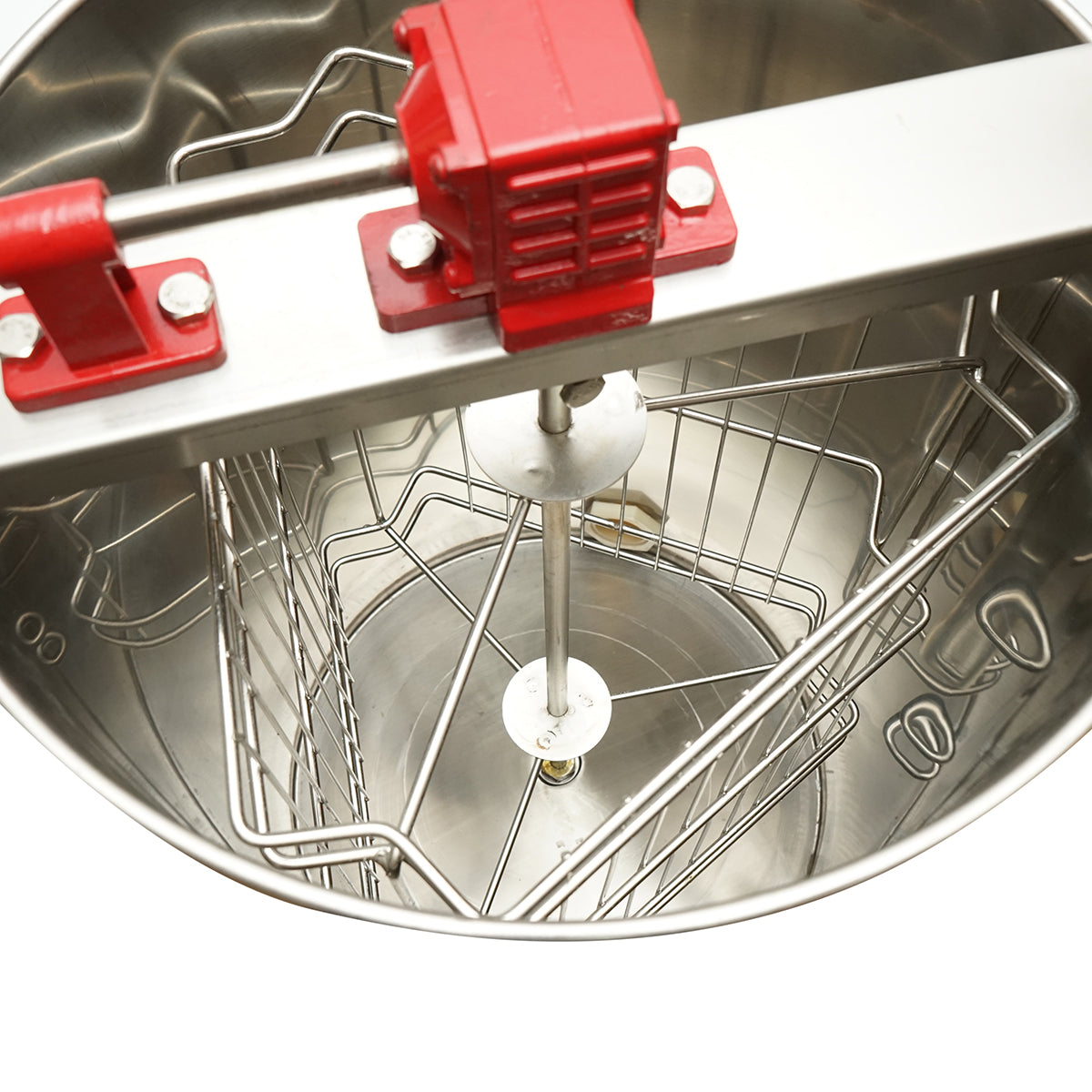 Manual beekeeping centrifuge, stainless steel honey extractor with 3 frames