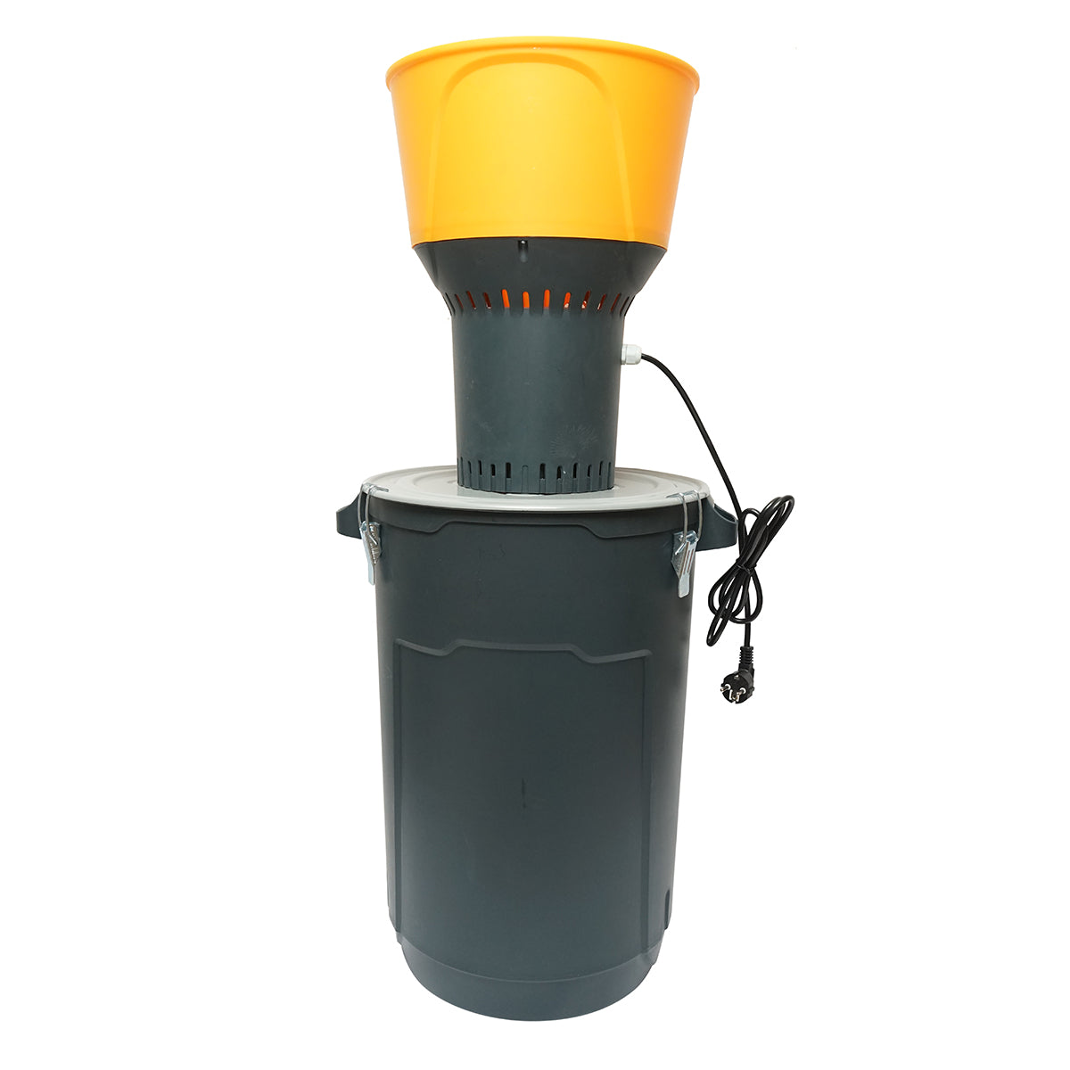 Electric grain mill 1.3 KW, 220V, automatic shut-off, 60L tank, 19000 r/min, capacity 350 Kg/h, 5 sieves included