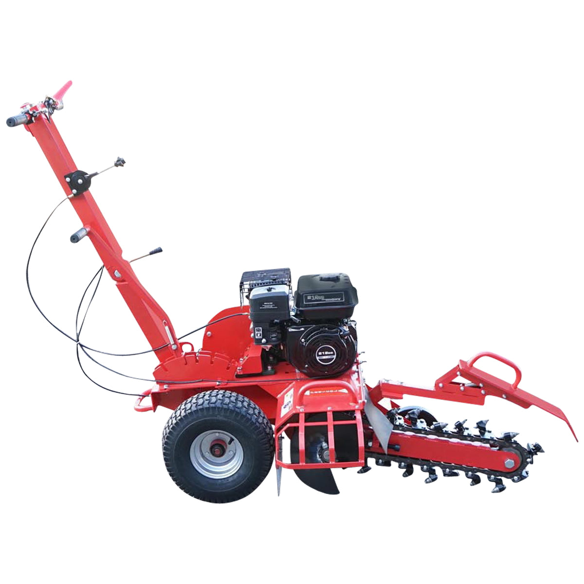 Trencher machine 7 HP working width 100mm depth 450mm Breckner Germany