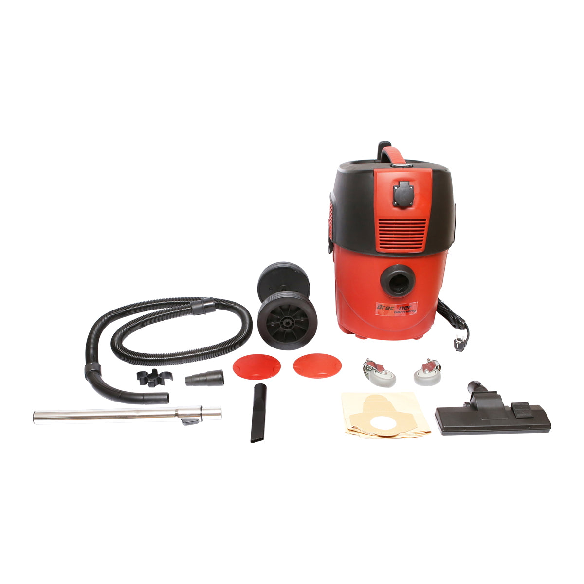 Professional industrial vacuum cleaner volume 30L 220V 1600W body made of PP plastic Breckner Germany