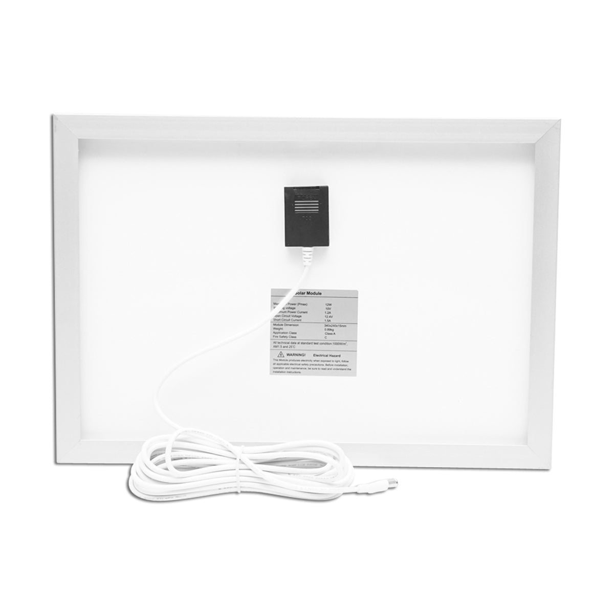 Lighting system with 4 LED bulbs, 9V/12W solar panel and 1xUSB phone charger Breckner Germany
