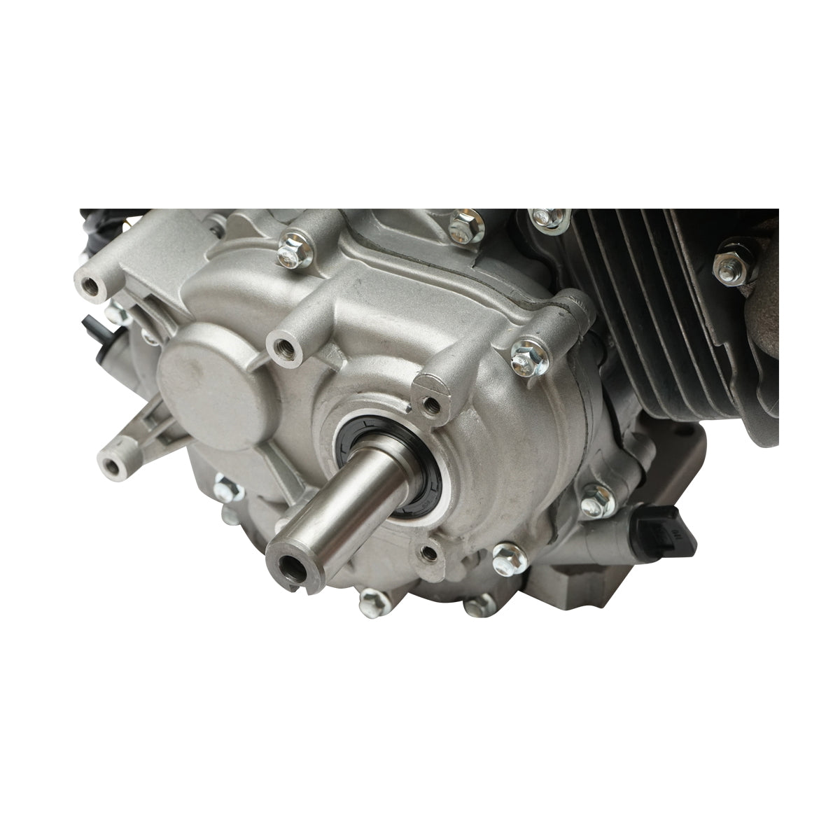 Gas engine 13HP, 4-stroke, 25mm pin shaft, key/rope start, Breckner Germany reducer attachment