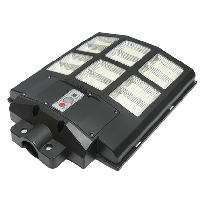 600W LED solar lamp with 18W solar panel, LifePo4 3.2V/15Ah battery, 6500K, 2090lm, motion sensor, remote control, IP65 Breckner Germany