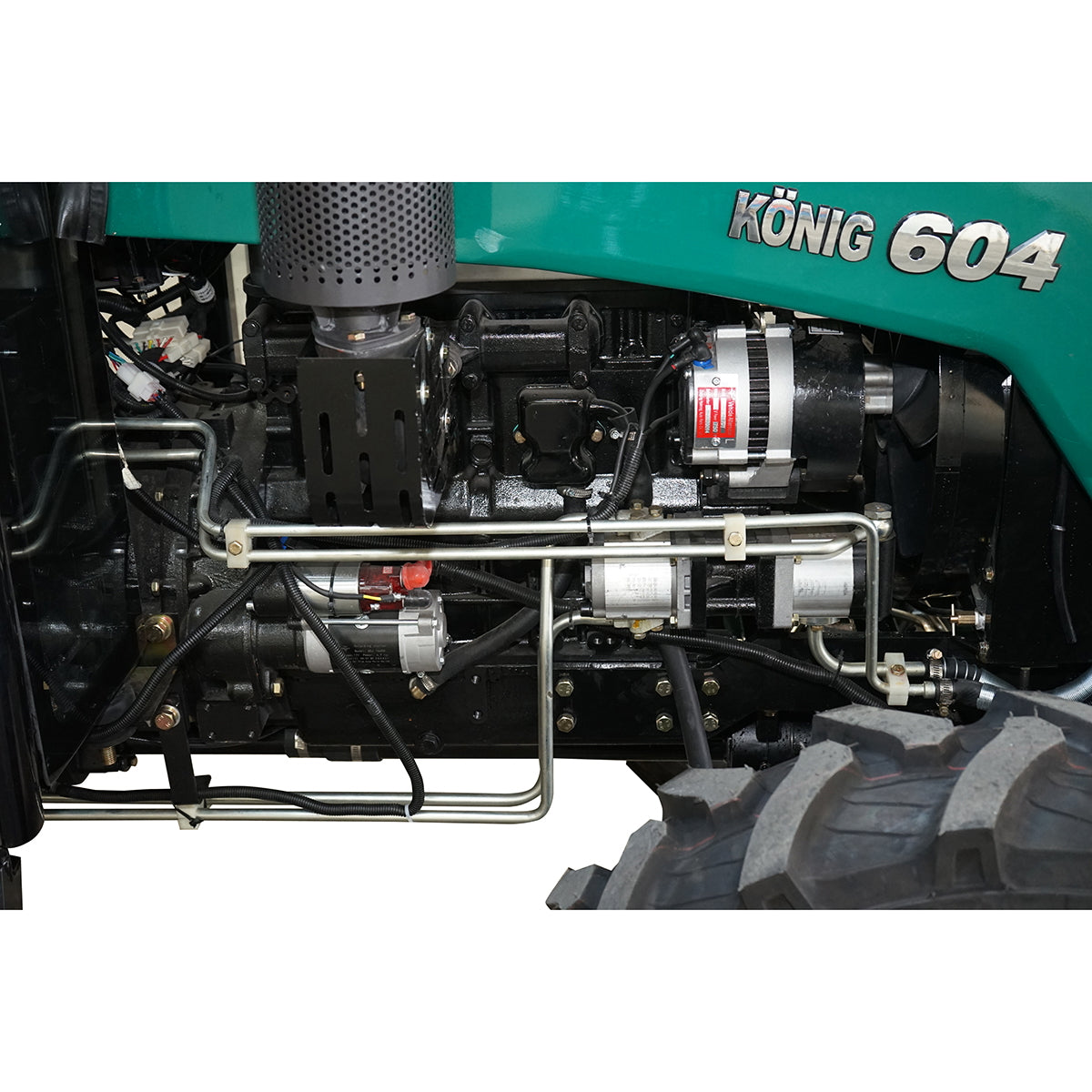 60HP cabin tractor with wheels 8.3-20/12.4-28 Konig 604