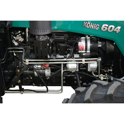 60HP cabin tractor with wheels 8.3-20/12.4-28 Konig 604
