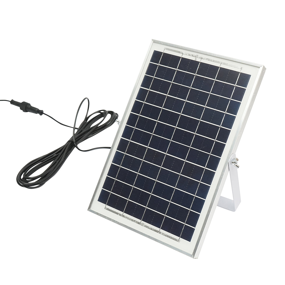 100W LED projector with 8W solar panel, 5000mAh battery, and remote control IP66 Breckner Germany