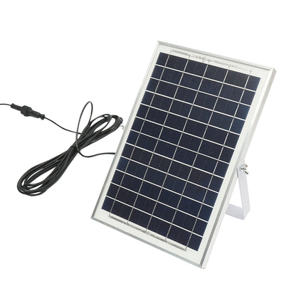 100W LED projector with 8W solar panel, 5000mAh battery, and remote control IP66 Breckner Germany
