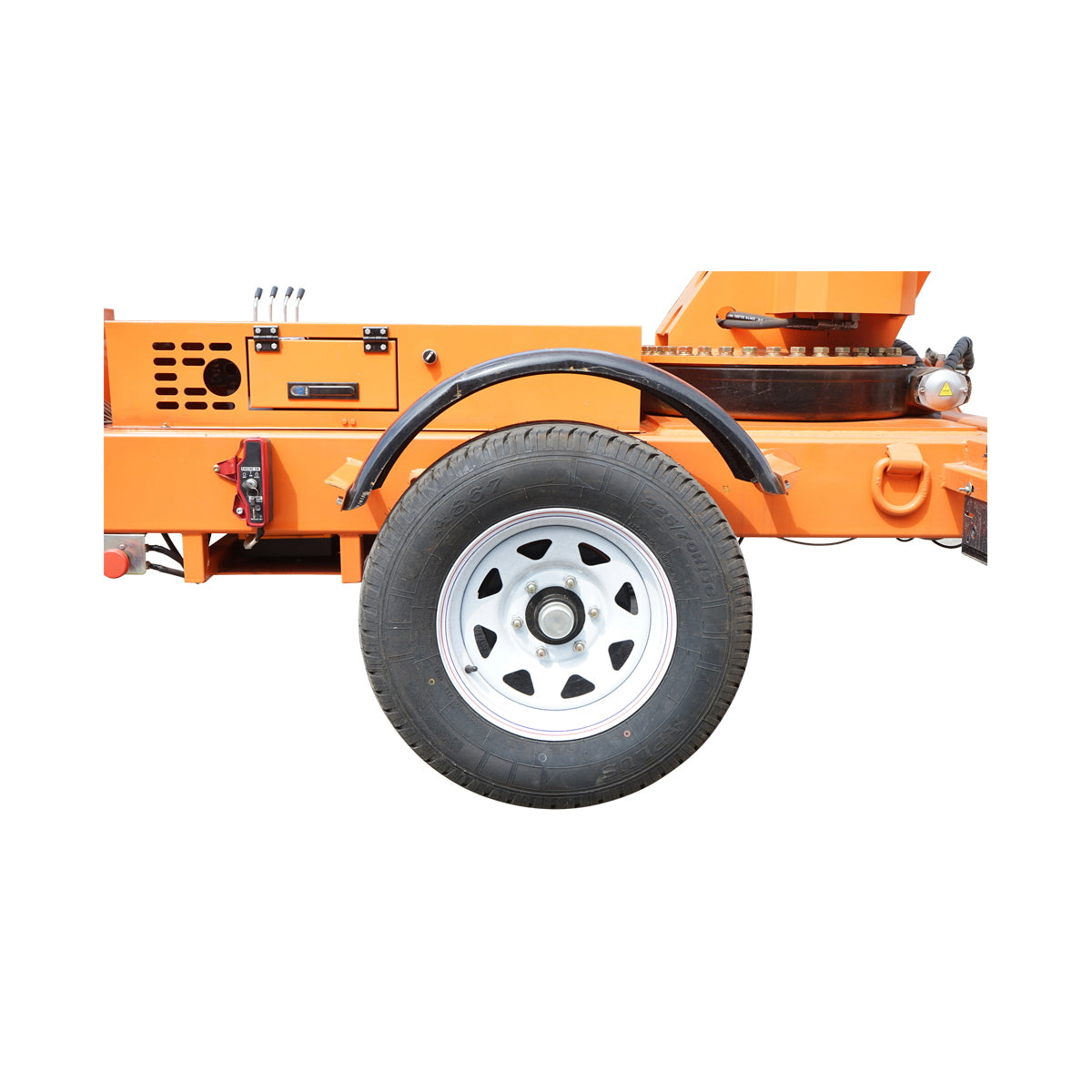 Platform/trailer type aerial work platform 16m, 200Kg with remote control gasoline engine THOR