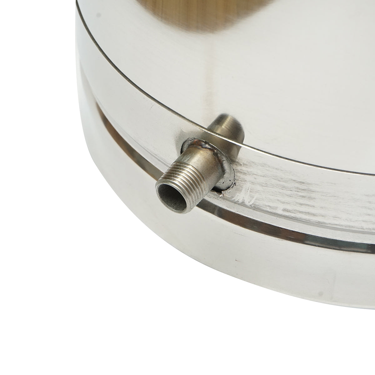 Stainless steel milk container with lid 50L with tap milking machine for cows Breckner Germany