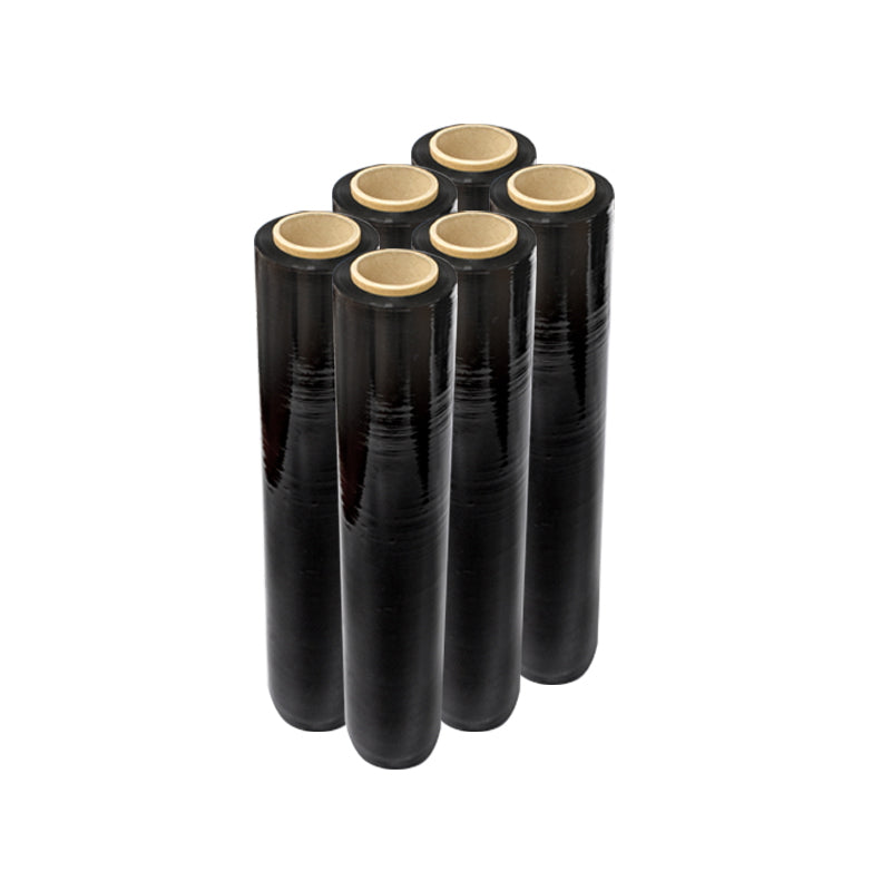 Black manual stretch film 1.65 kg 500x0.023 mm