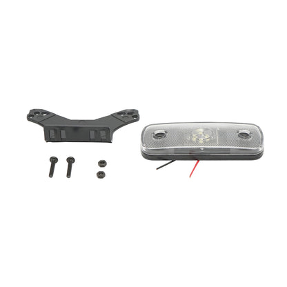 Side marker lamp with LED 12/24V, white FR0189W Breckner Germany