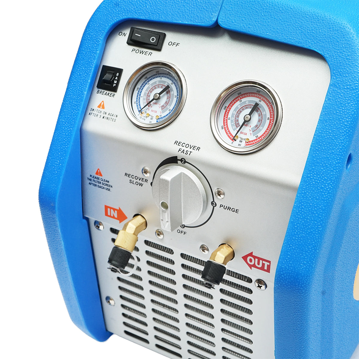 Freon recovery station 1 HP, 220V for categories III, IV, V